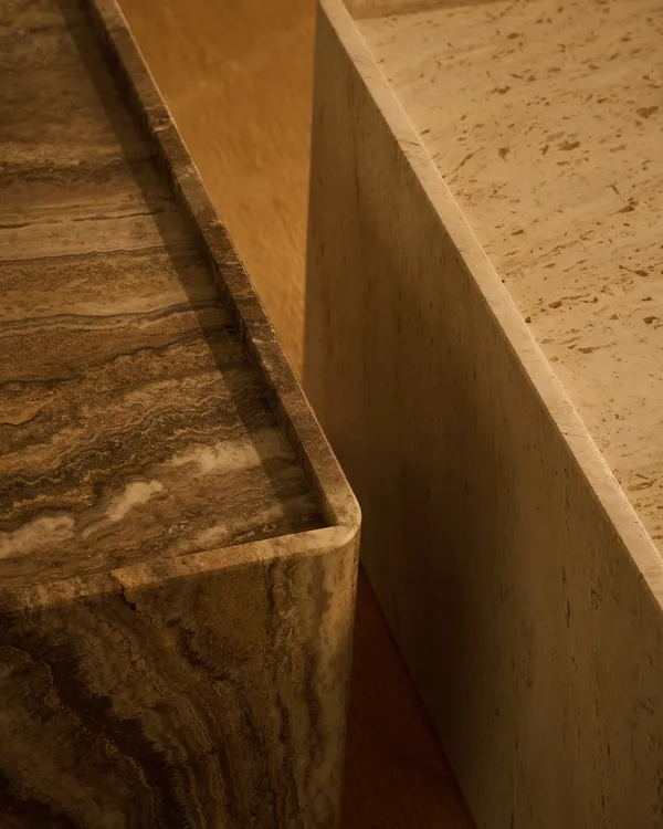 Pietra Sidebord 30x80 cm Travertin