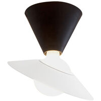 Fante Væg-/Loftslampe Sort