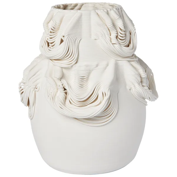 Drisca Vase 23 cm Offwhite
