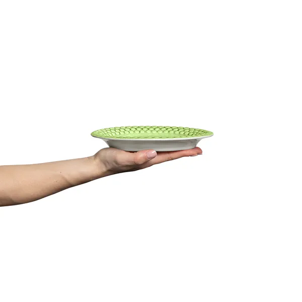 Bubbles Oval Tallerken 20cm Grøn