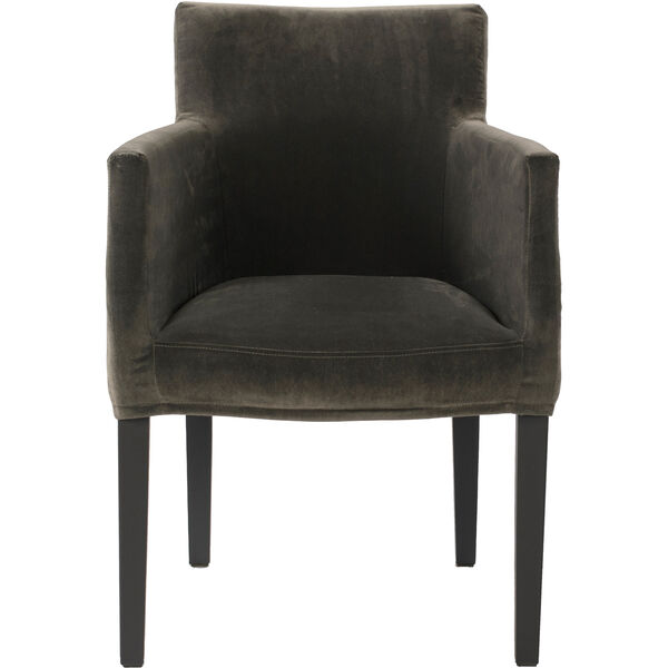 Brooklyn Chair Loose Cover Black / Omega Graphite 51