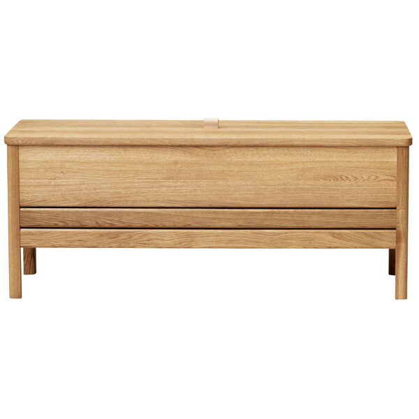 A Line Förvaringsbänk 111 cm Ek