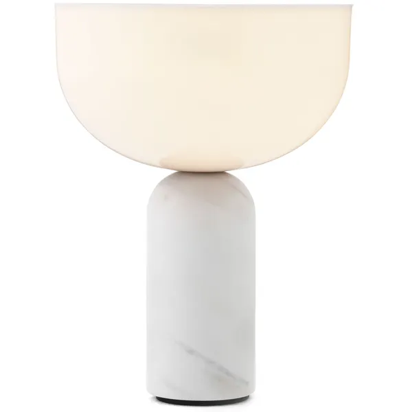 Kizu Bordlampe Bærbar White Marble