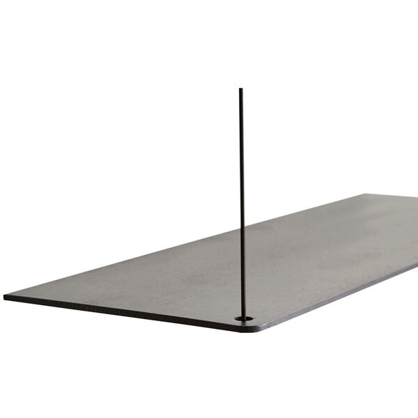 STEDGE Add-on Hylly 80cm Musta Maalattu Tammi