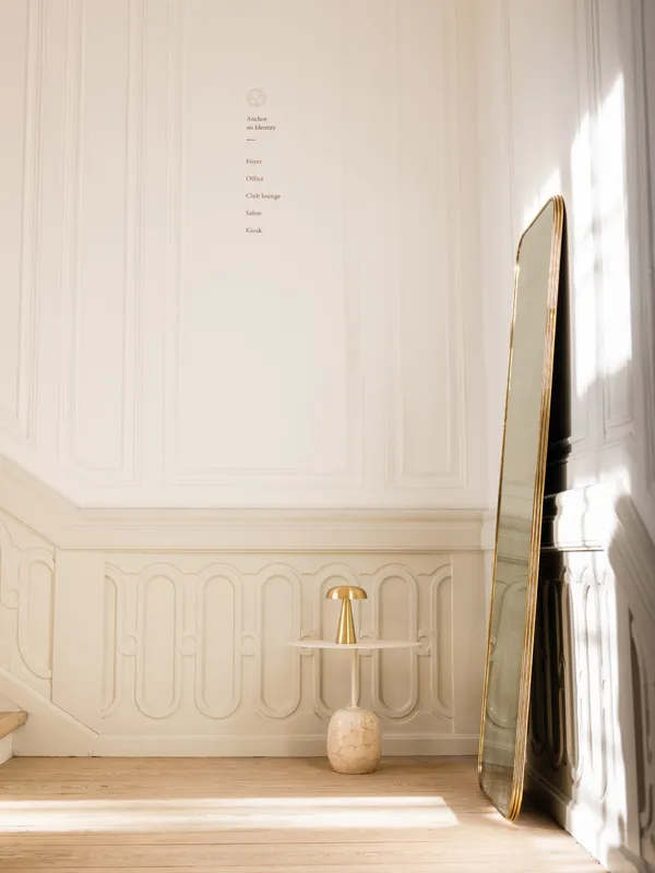 Lato LN9 Bord Oval Ivory White / Crema Diva Marble