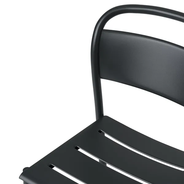Linear Stol Stål Antracit