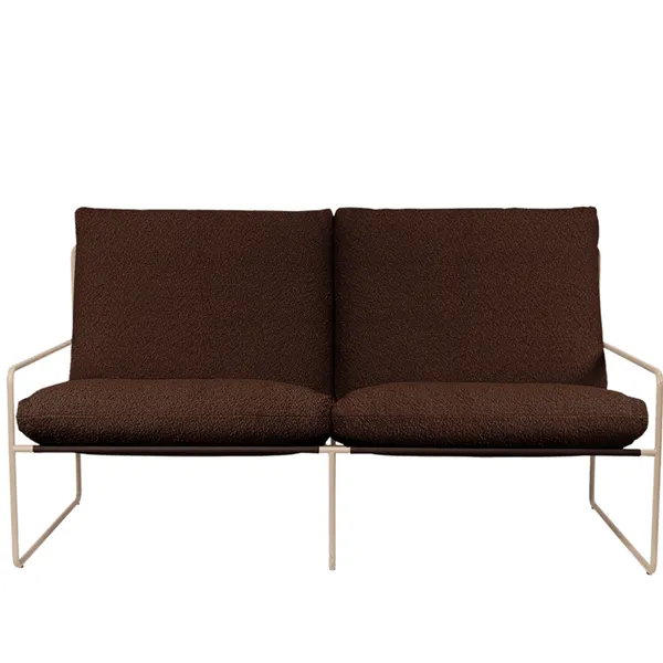 Desert 2-Seter Sofa Kastanje / Cashmere