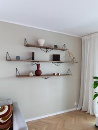 Pythagoras Hyllplan 60 cm Valnöt