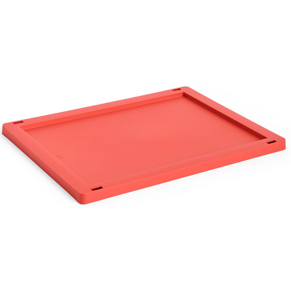 Colour Crate Plastic Medium Lokk Red