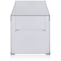 Invisible Side Bord 40x40cm Kristal