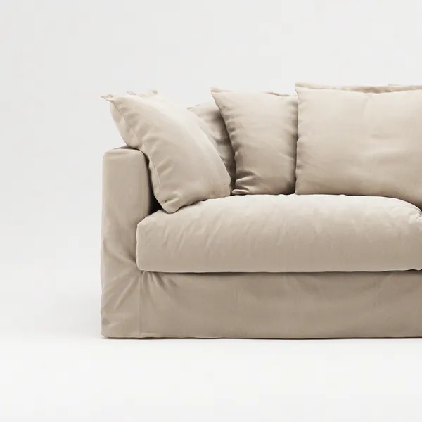 Klädsel Till Le Grand Air 3-sitssoffa Bomull Beige