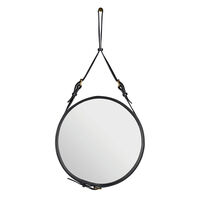 Adnet Veggspeil Sirkulær 70 cm Brun