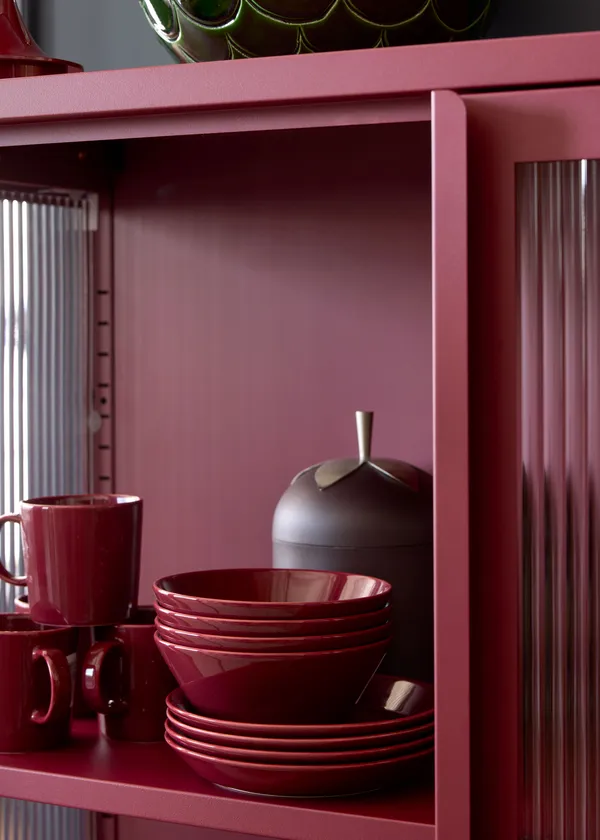 Store Skåp 50x110 cm Bordeaux