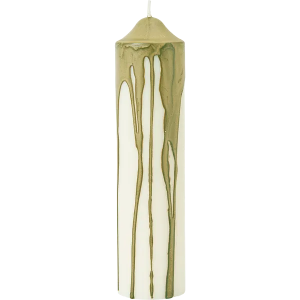 Dryp Kubbelys 20 cm Olivengrønn