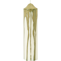 Dryp Kubbelys 20 cm Olivengrønn