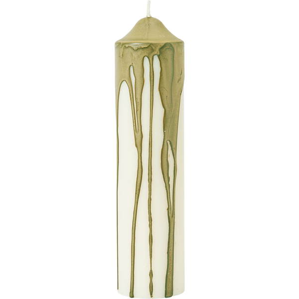Dryp Kubbelys 20 cm Olivengrønn