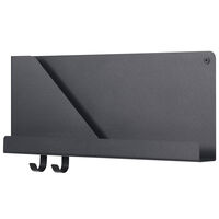 Folded Hylde 22x51 cm Sort