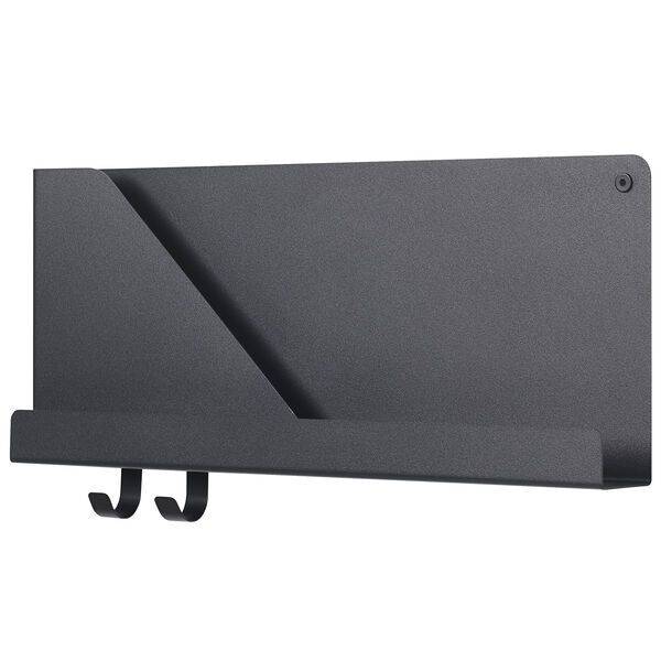 Folded Hylly 22x51 cm Musta