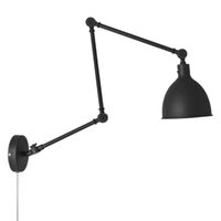 Bazar Vegglampe Lang Arm Svart