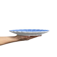 Oyster Tallerken Light blue 28 cm