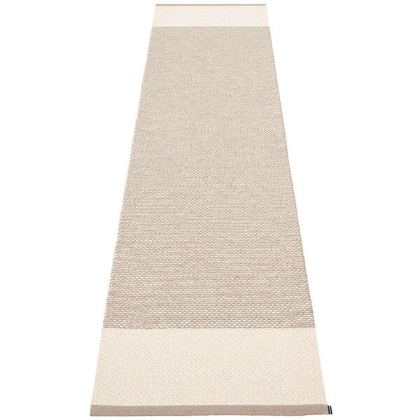 Edit Teppe Mud / Vanilla / Linen Metallic 70x300 cm