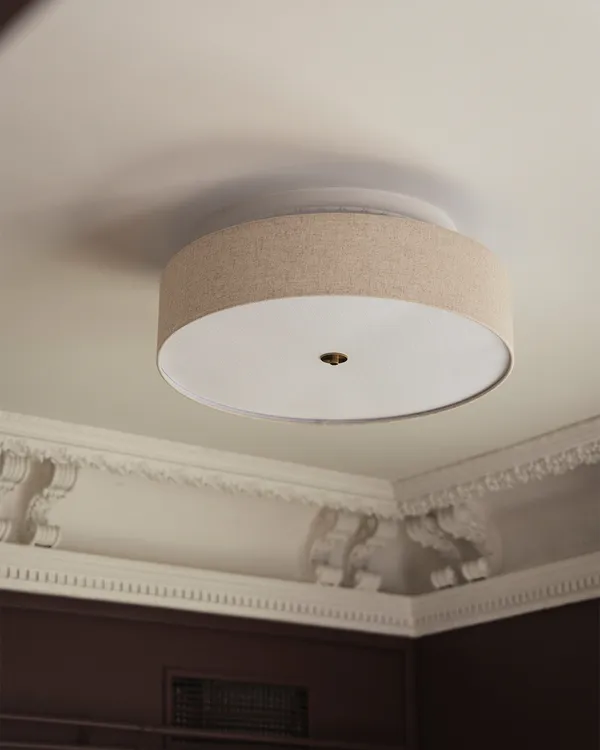 Noah Plafond Ø65 cm Beige