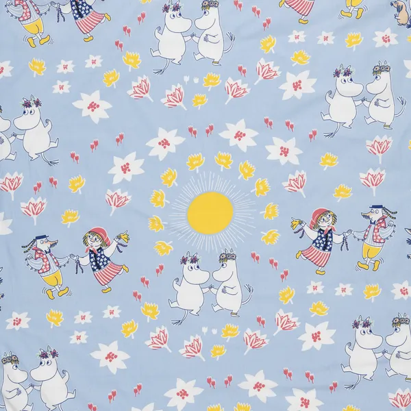 Moomin Bäddset 150x210 cm Sommardans