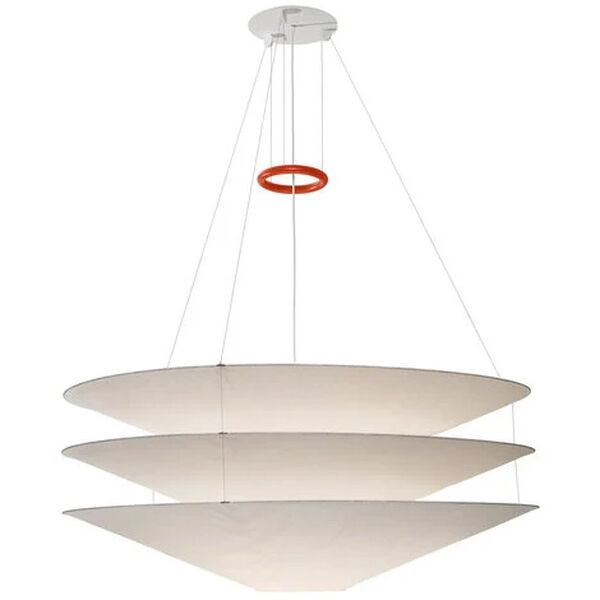 Floatation 3 Pendel Hvid 75 cm