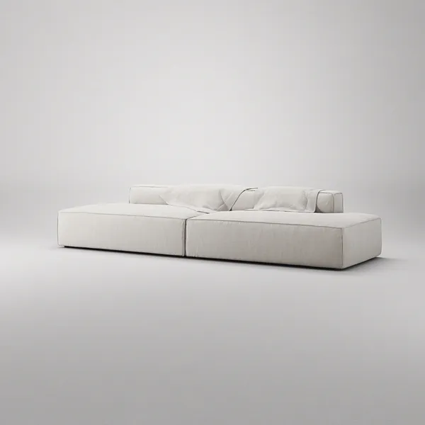 Grand 4-Personers Sofa åbne ender Moon White