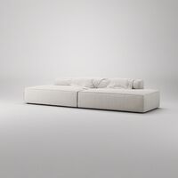 Grand 4-Personers Sofa åbne ender Moon White