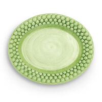Bubbles Oval Tallerken 20cm Grøn