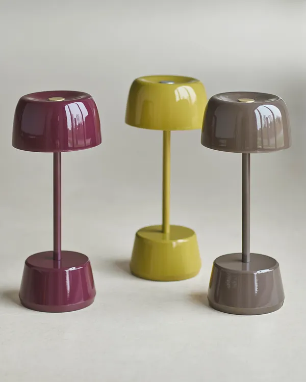 Dexter Bordlampe Dark Cherry