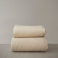 Sengeteppe Quiltet Natur 160x260 cm