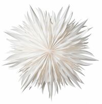 Fiery Christmas Star 52 cm White