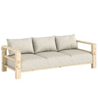 Bare Sofa Bed Raw / Soft Chalk