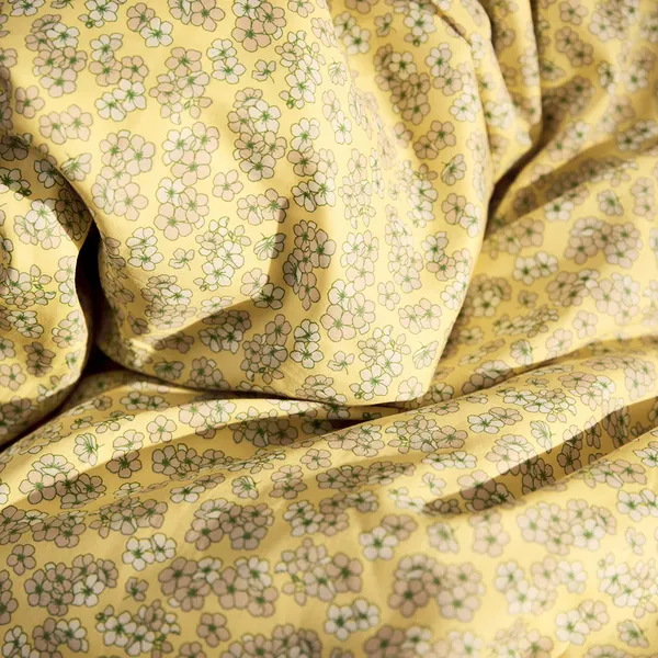 Pleasantly Sengesæt 220x220 cm Gult