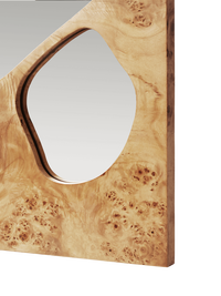 Folia Spejl 50x82 cm Naturlig Træknude