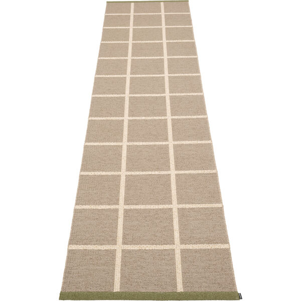 Criss Plastmatte Potato / Cream / Pine 70x300 cm