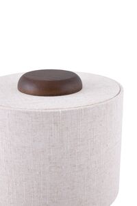 Bosco Bordlampe Mørkbeiset Eik / Beige