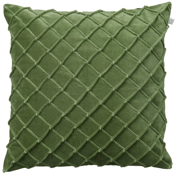 Deva Velvet Pudebetræk 50x50cm Cactus Green