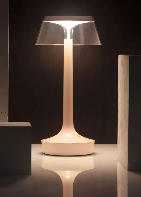 Bon Jour Unplugged Bordlampe Bærbar French Rose