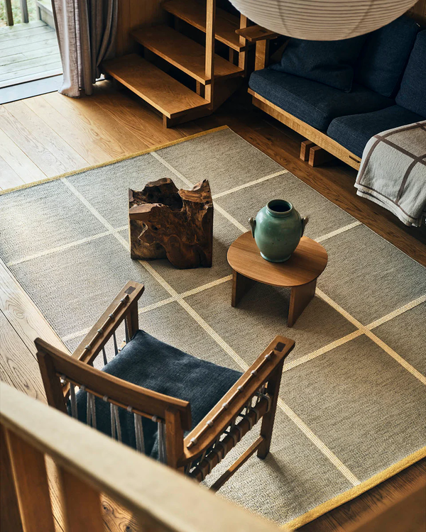 Criss Plastmatta Linen / Vanilla / Pale Yellow 70x300 cm