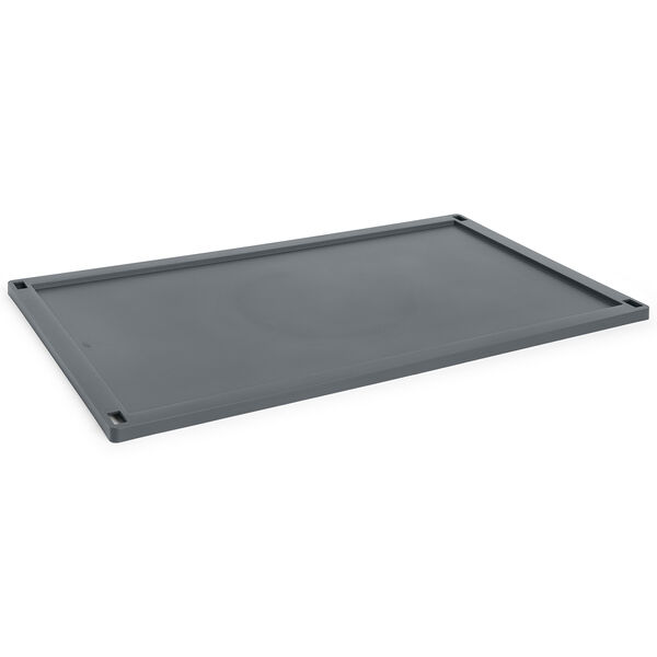 Colour Crate Plastic Large Lokk Charcoal
