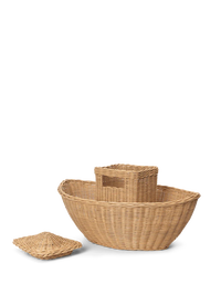 Braided Ark Kurv Naturlig