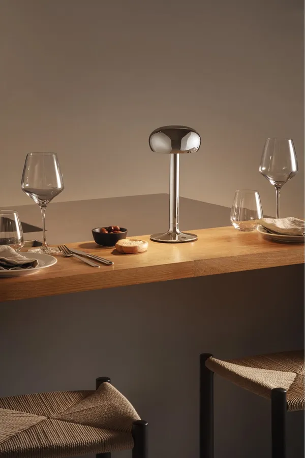 Emendo Bordlampe Bærbar Krom