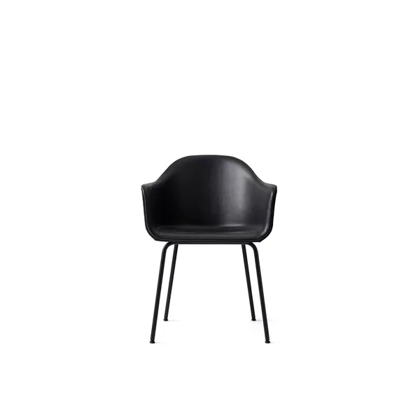 Harbour Chair Upholstered Leather Dakar 08/Black