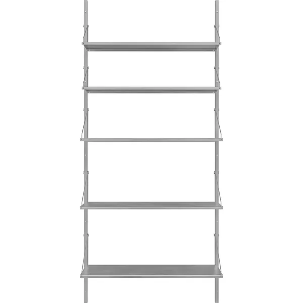 Library Hylly 185x80 cm Ruostumaton Teräs