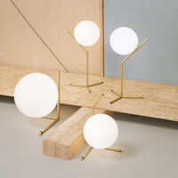 IC Lights T1 Bordlampe Høj Messing