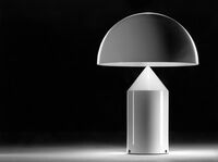 Atollo 233 Bordlampe 70 cm Hvid