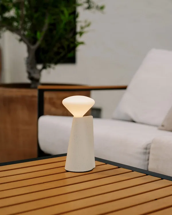 Mantle Portabel Lampa Stone